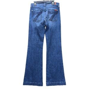 7 For All Mankind Blue Flare Jeans